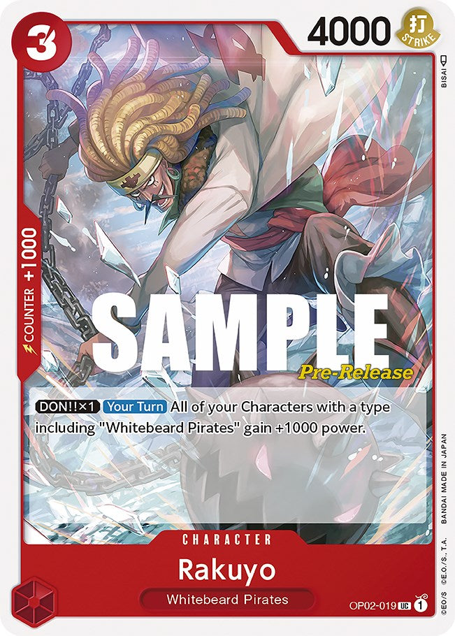Rakuyo [Paramount War Pre-Release Cards] | Arkham Games and Comics