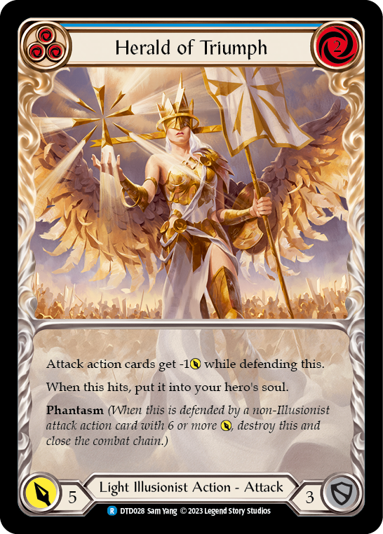 Herald of Triumph (Blue) [DTD028] (Dusk Till Dawn) | Arkham Games and Comics