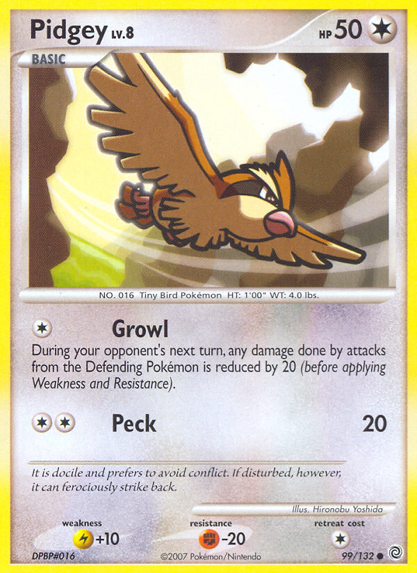 Pidgey (99/132) [Diamond & Pearl: Secret Wonders] | Arkham Games and Comics