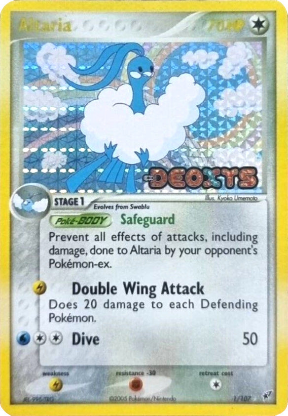 Altaria (1/107) (Stamped) [EX: Deoxys] | Arkham Games and Comics