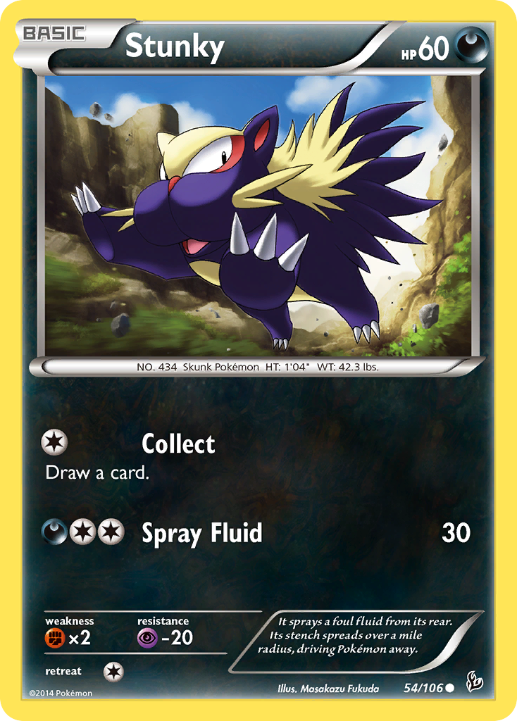 Stunky (54/106) [XY: Flashfire] | Arkham Games and Comics