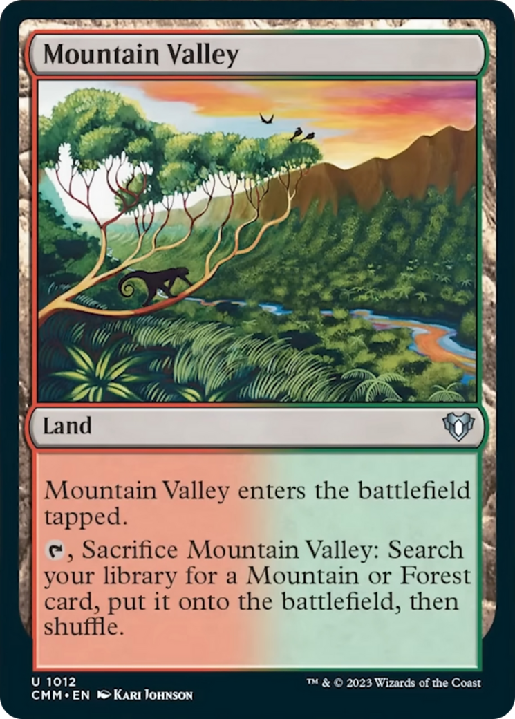 Mountain Valley [Commander Masters] | Arkham Games and Comics