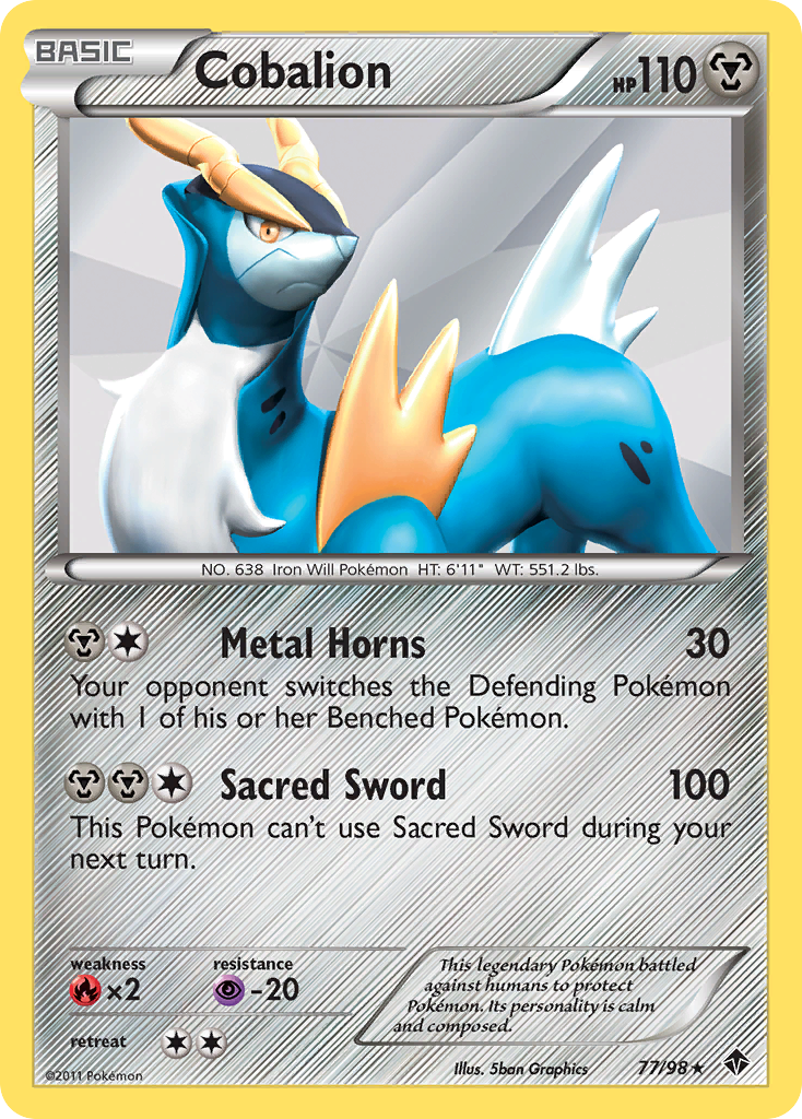 Cobalion (77/98) [Black & White: Emerging Powers] | Arkham Games and Comics