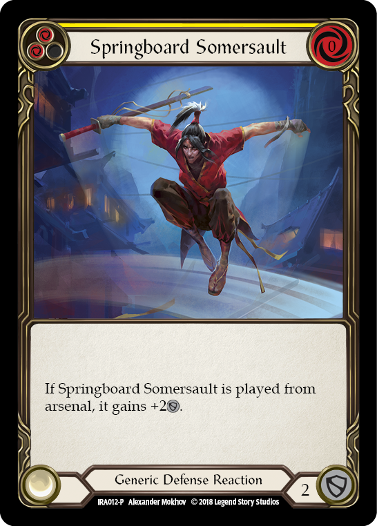 Springboard Somersault [IRA012-P] (Ira Welcome Deck)  1st Edition Normal | Arkham Games and Comics