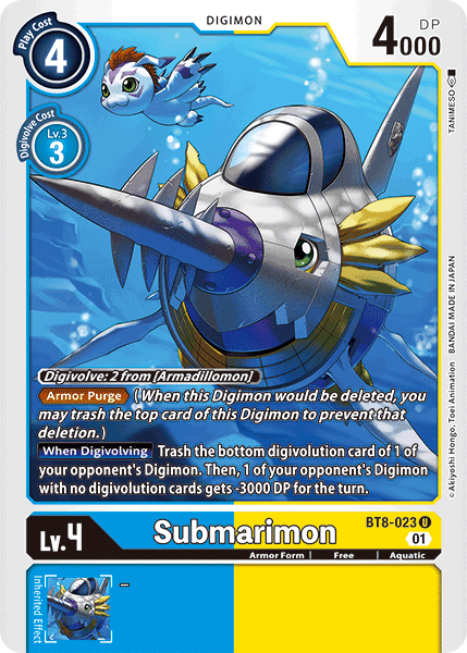 Submarimon [BT8-023] [New Awakening] | Arkham Games and Comics