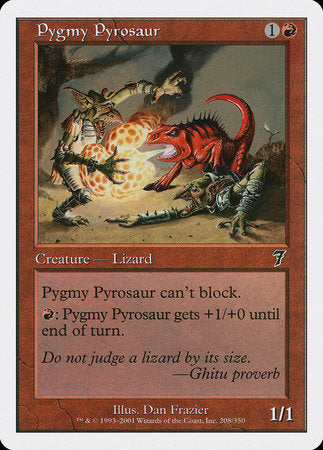 Pygmy Pyrosaur [Seventh Edition] | Arkham Games and Comics