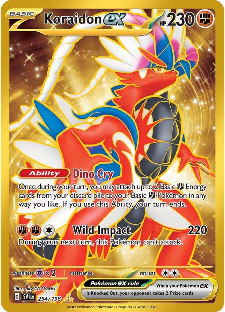 Koraidon ex (254/198) [Scarlet & Violet: Base Set] | Arkham Games and Comics