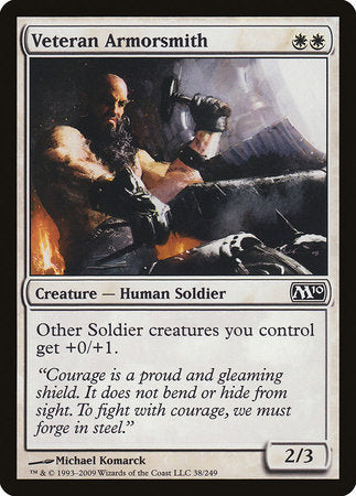 Veteran Armorsmith [Magic 2010] | Arkham Games and Comics