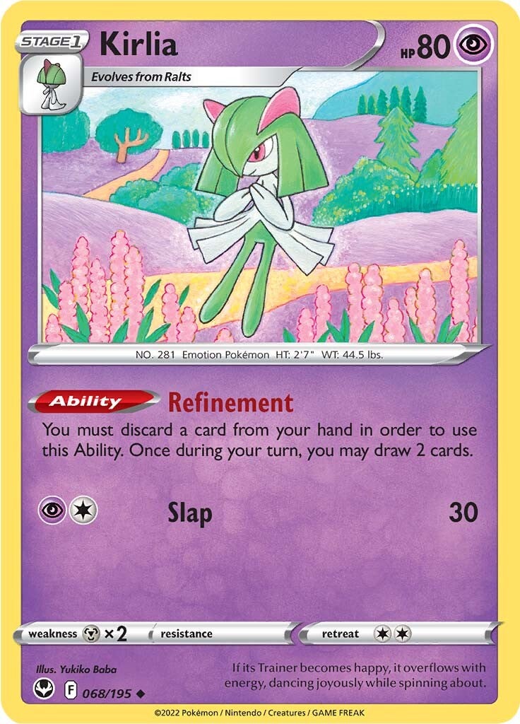 Kirlia (068/195) [Sword & Shield: Silver Tempest] | Arkham Games and Comics