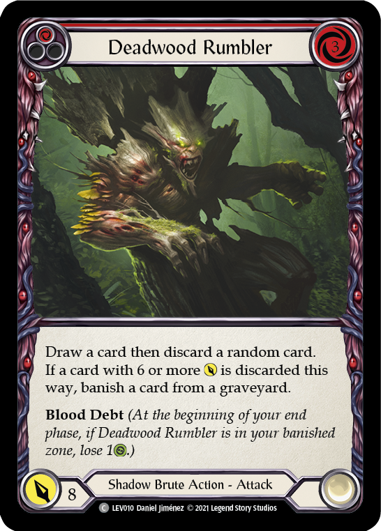 Deadwood Rumbler (Red) [LEV010] (Monarch Levia Blitz Deck) | Arkham Games and Comics