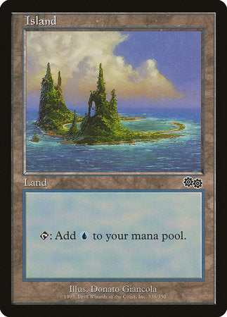 Island (338) [Urza's Saga] | Arkham Games and Comics