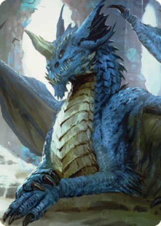 Young Blue Dragon Art Card [Commander Legends: Battle for Baldur's Gate Art Series] | Arkham Games and Comics