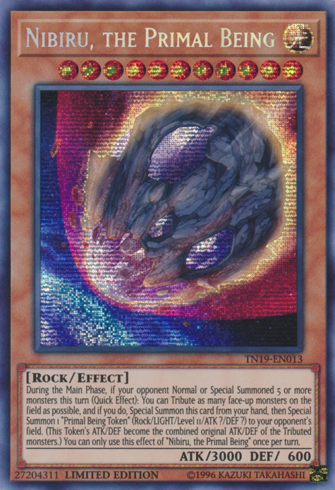 Nibiru, the Primal Being [TN19-EN013] Prismatic Secret Rare | Arkham Games and Comics