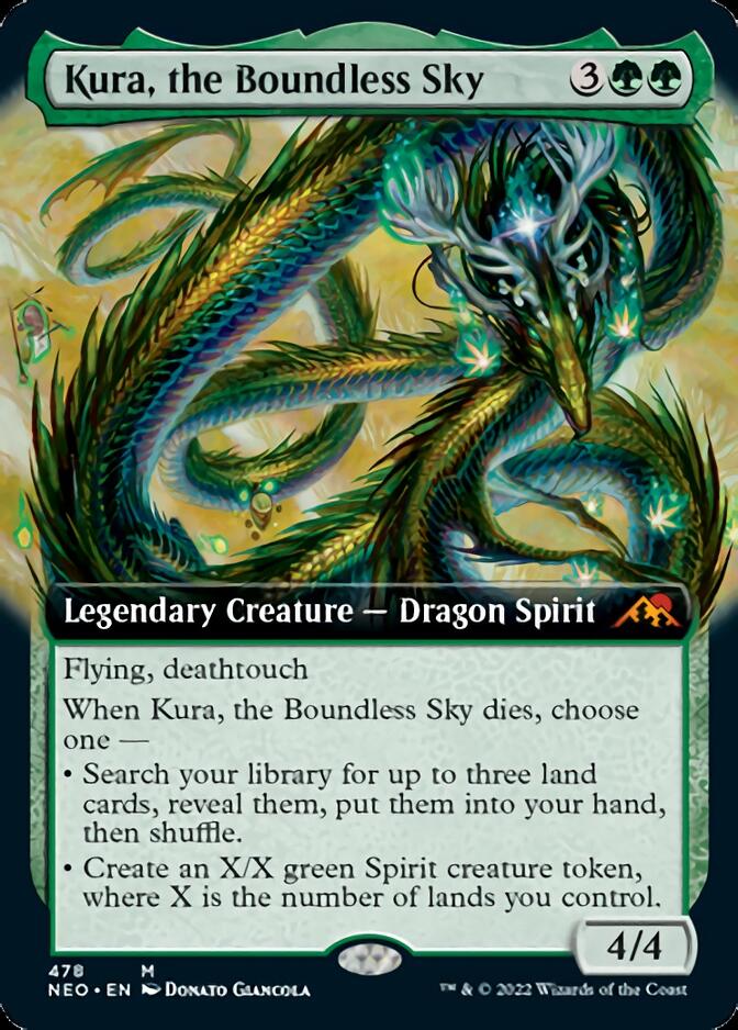 Kura, the Boundless Sky (Extended) [Kamigawa: Neon Dynasty] | Arkham Games and Comics
