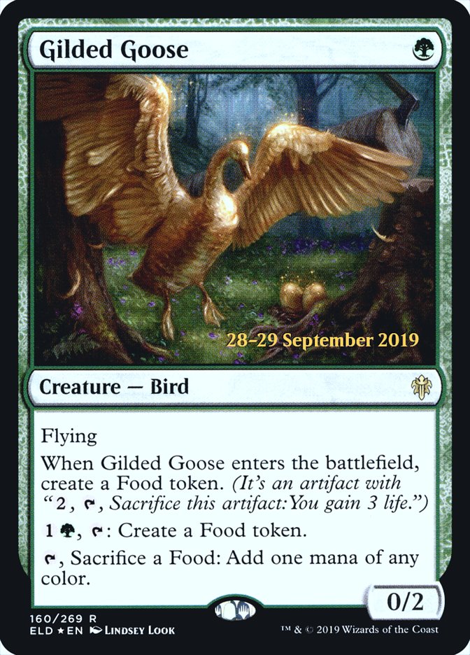 Gilded Goose  [Throne of Eldraine Prerelease Promos] | Arkham Games and Comics