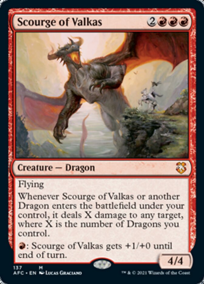 Scourge of Valkas [Dungeons & Dragons: Adventures in the Forgotten Realms Commander] | Arkham Games and Comics