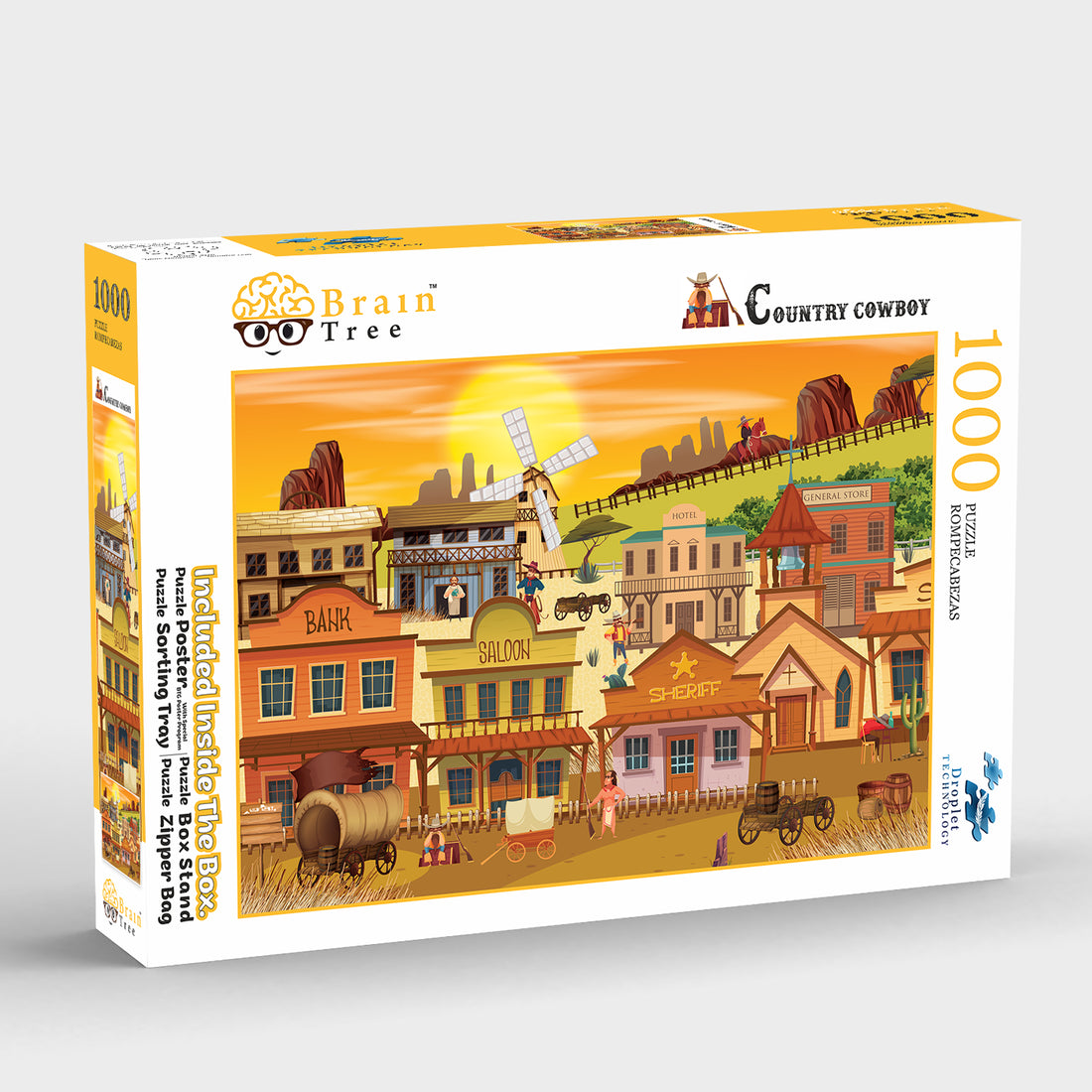 Country Cowboy 1000pc Puzzle | Arkham Games and Comics