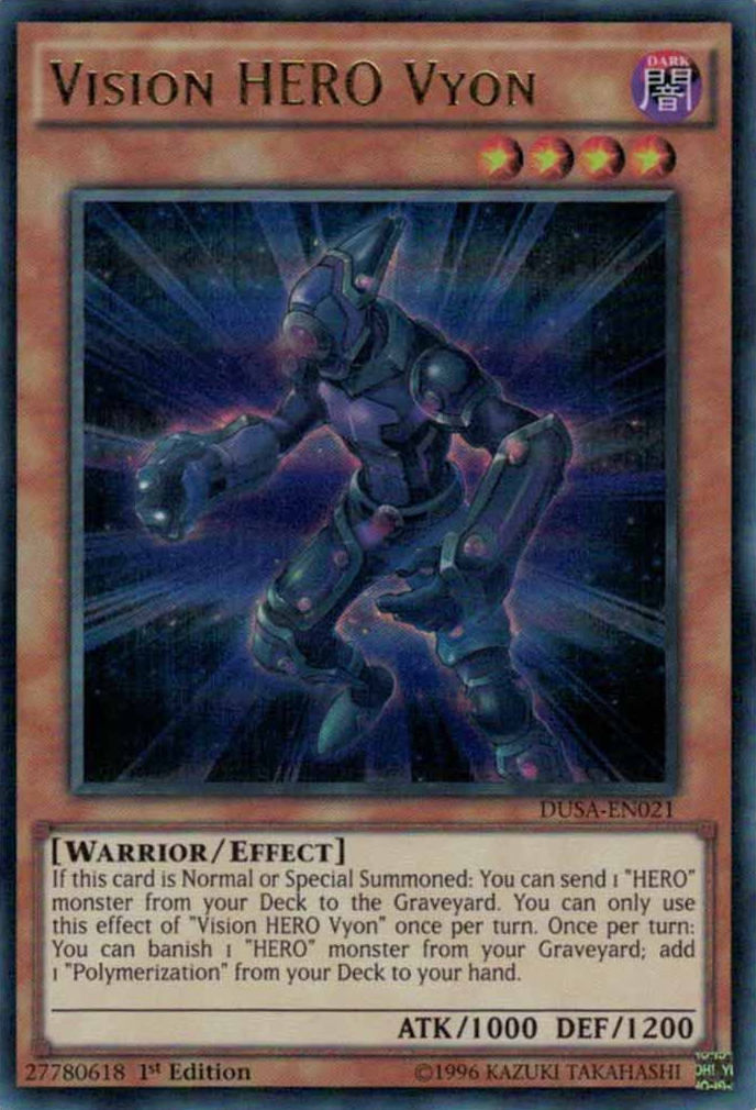 Vision Hero Vyon [DUSA-EN021] Ultra Rare | Arkham Games and Comics