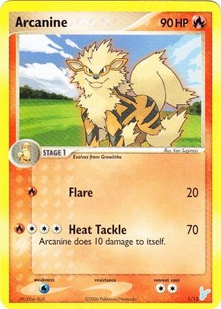 Arcanine (1/12) [EX: Trainer Kit 2 - Minun] | Arkham Games and Comics