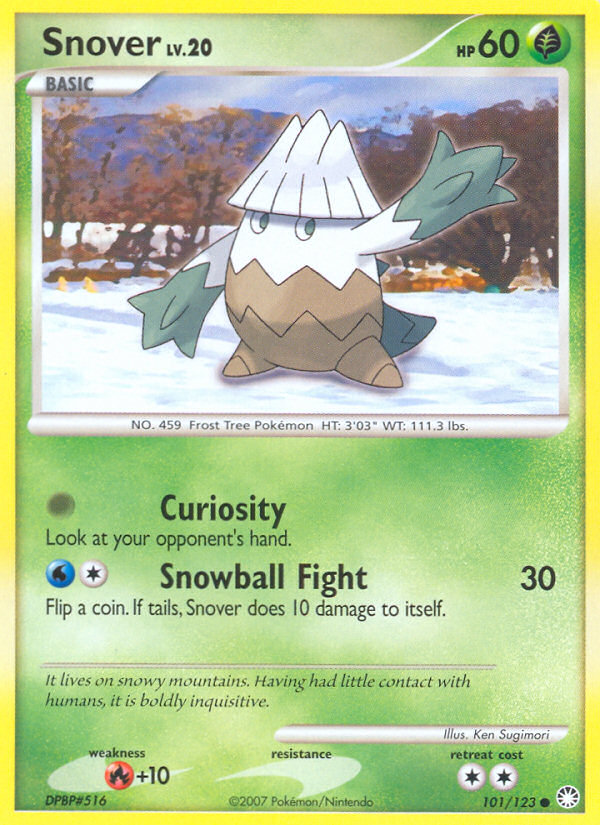 Snover (101/123) [Diamond & Pearl: Mysterious Treasures] | Arkham Games and Comics