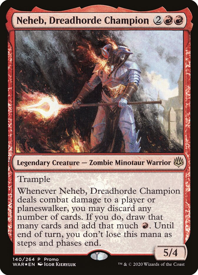 Neheb, Dreadhorde Champion [Resale Promos] | Arkham Games and Comics