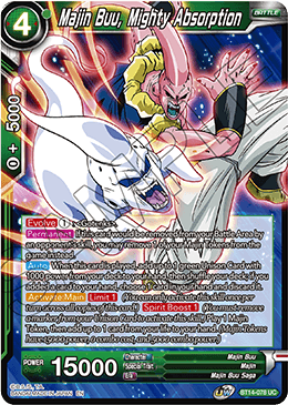 Majin Buu, Mighty Absorption (BT14-078) [Cross Spirits] | Arkham Games and Comics