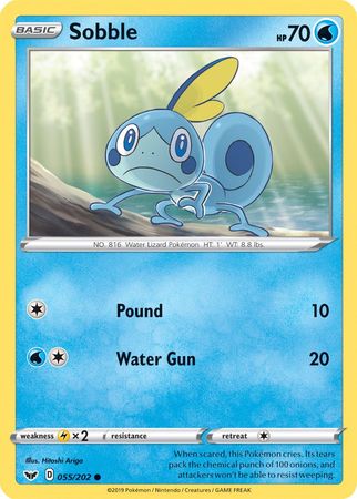 Sobble (055/202) (Premium Collection) [Sword & Shield: Base Set] | Arkham Games and Comics