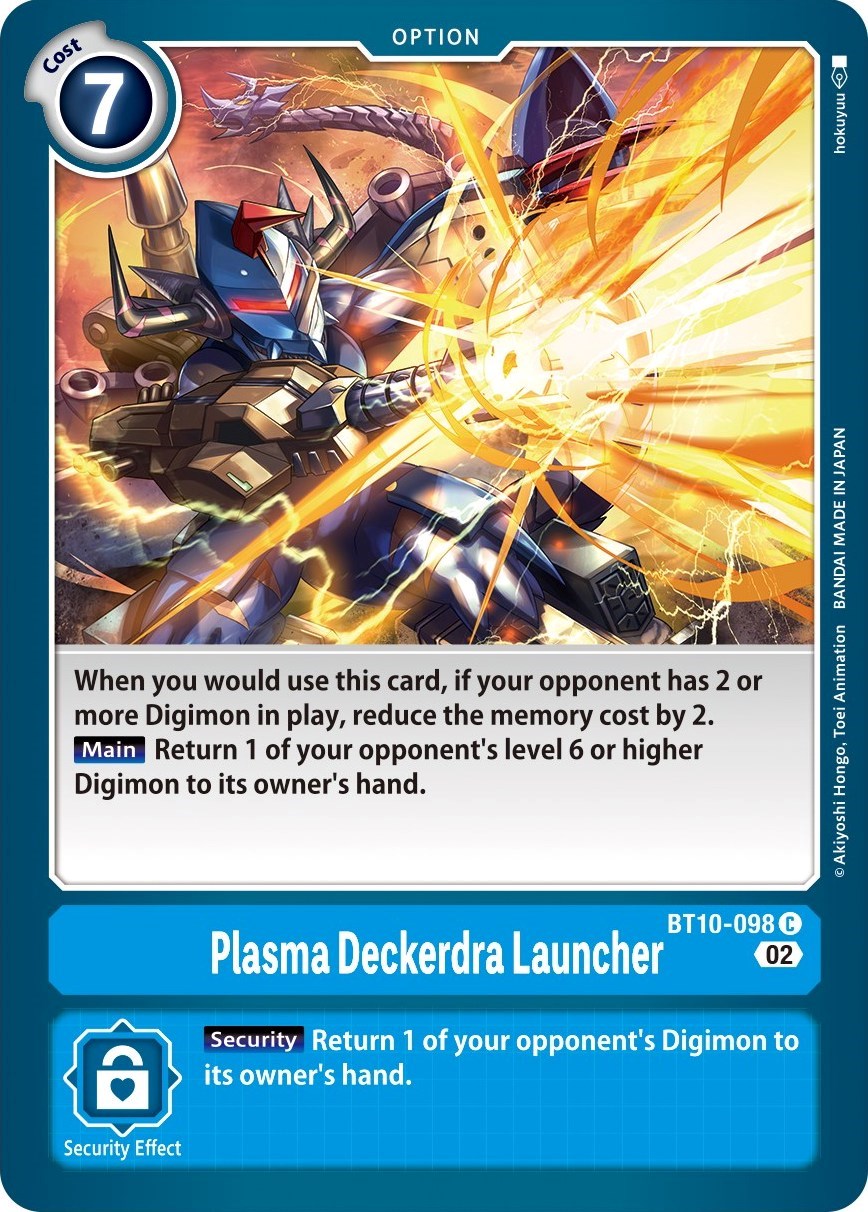 Plasma Deckerdra Launcher [BT10-098] [Xros Encounter] | Arkham Games and Comics