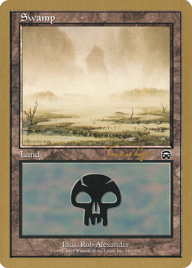 Swamp (tvdl341) (Tom van de Logt) [World Championship Decks 2001] | Arkham Games and Comics