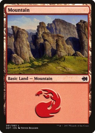 Mountain (61) [Duel Decks: Merfolk vs. Goblins] | Arkham Games and Comics