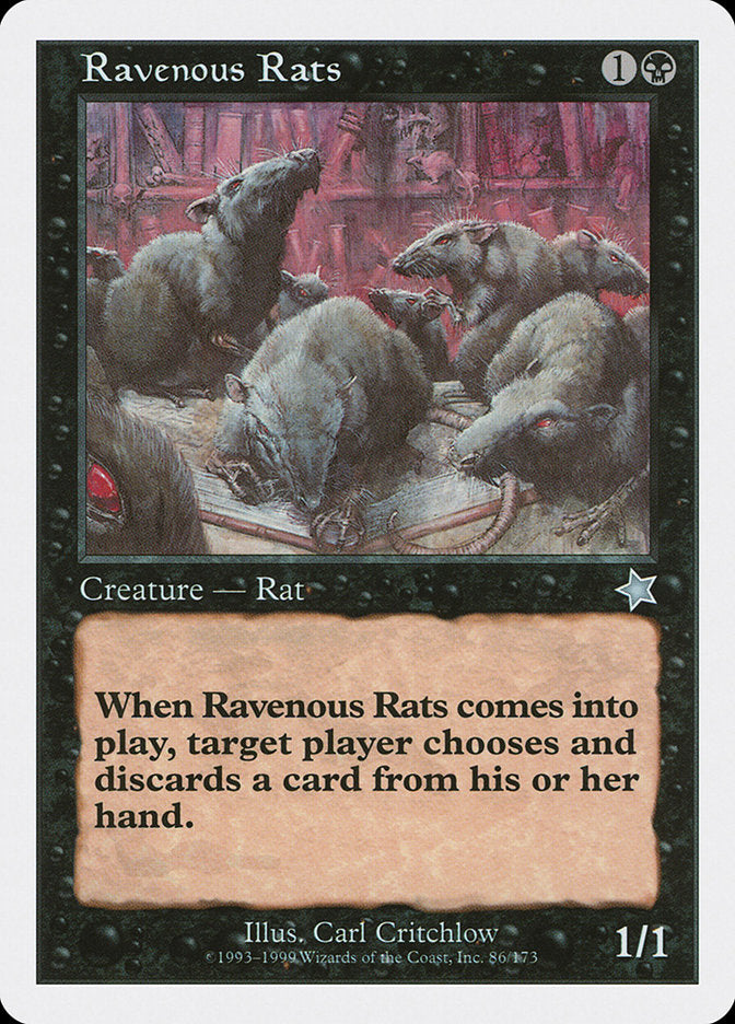 Ravenous Rats [Starter 1999] | Arkham Games and Comics