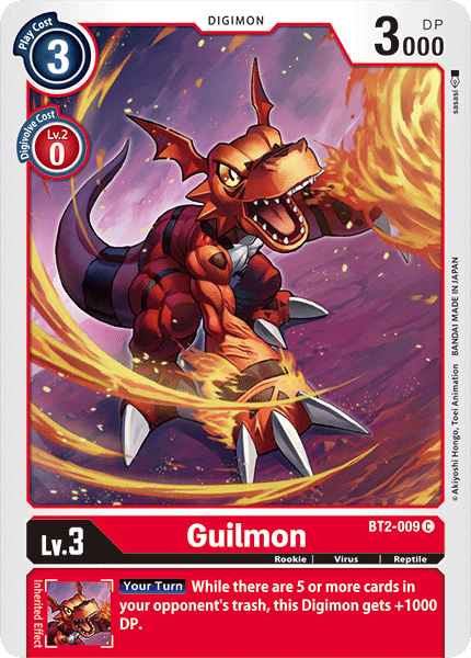 Guilmon [BT2-009] [Release Special Booster Ver.1.0] | Arkham Games and Comics