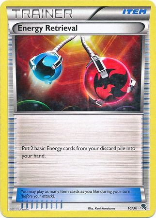 Energy Retrieval (16/30) [Black & White: Trainer Kit - Zoroark] | Arkham Games and Comics