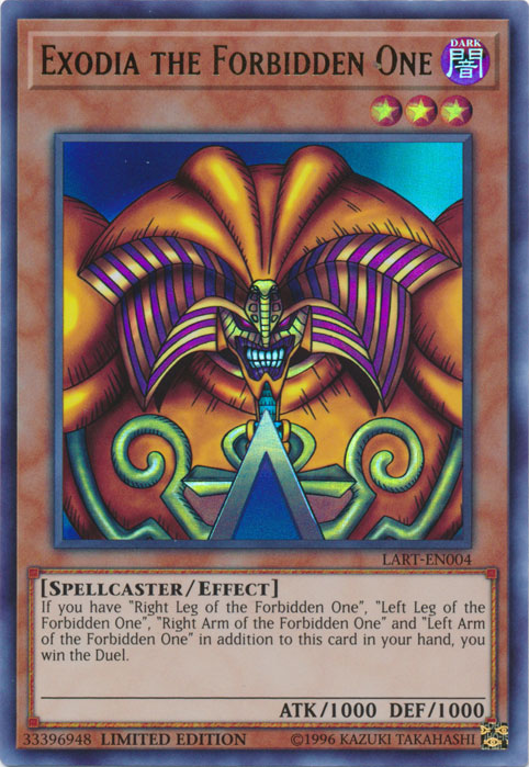 Exodia the Forbidden One [LART-EN004] Ultra Rare | Arkham Games and Comics