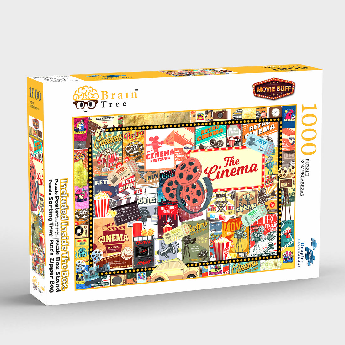 Movie Buff 1000pc Puzzle | Arkham Games and Comics