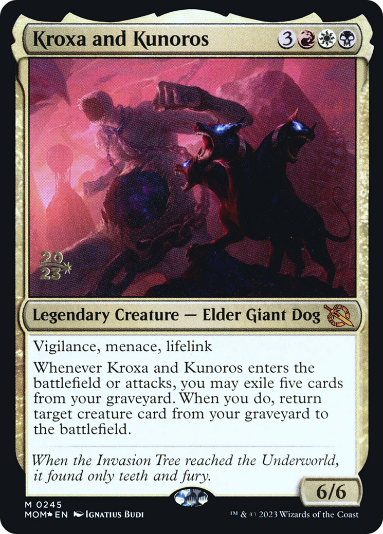 Kroxa and Kunoros [March of the Machine Prerelease Promos] | Arkham Games and Comics