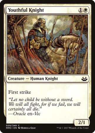 Youthful Knight [Modern Masters 2017] | Arkham Games and Comics