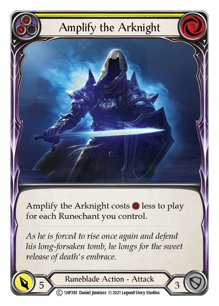 Amplify the Arknight (Yellow) [1HP283] (History Pack 1) | Arkham Games and Comics