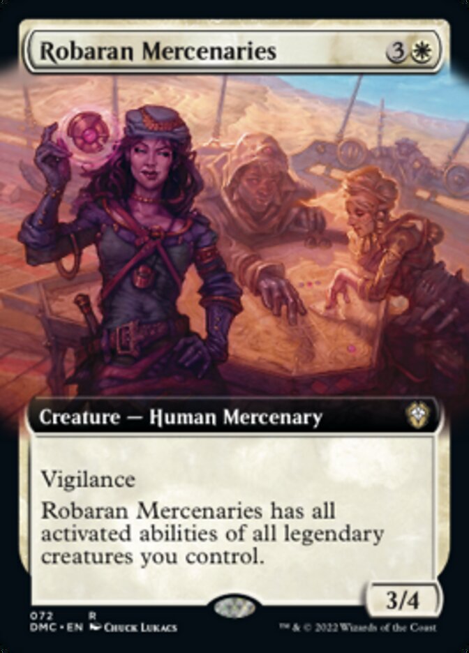 Robaran Mercenaries (Extended Art) [Dominaria United Commander] | Arkham Games and Comics