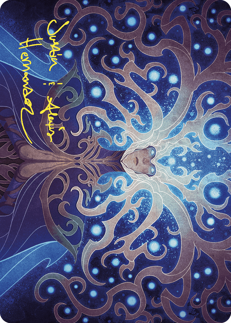Omniscience Art Card (Gold-Stamped Signature) [Wilds of Eldraine Art Series] | Arkham Games and Comics