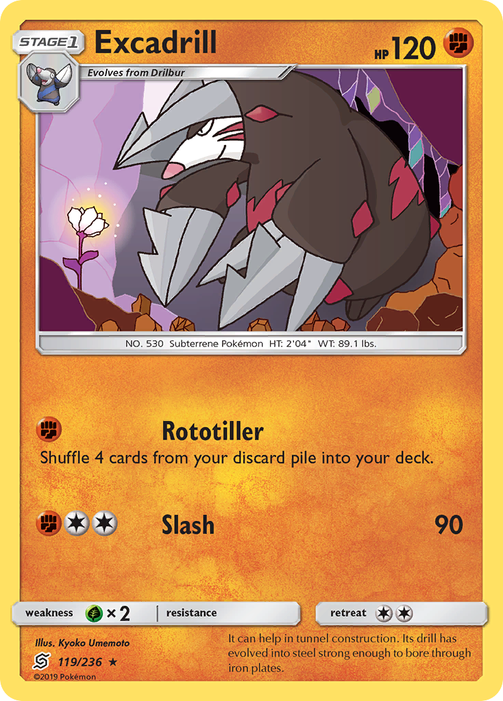 Excadrill (119/236) [Sun & Moon: Unified Minds] | Arkham Games and Comics