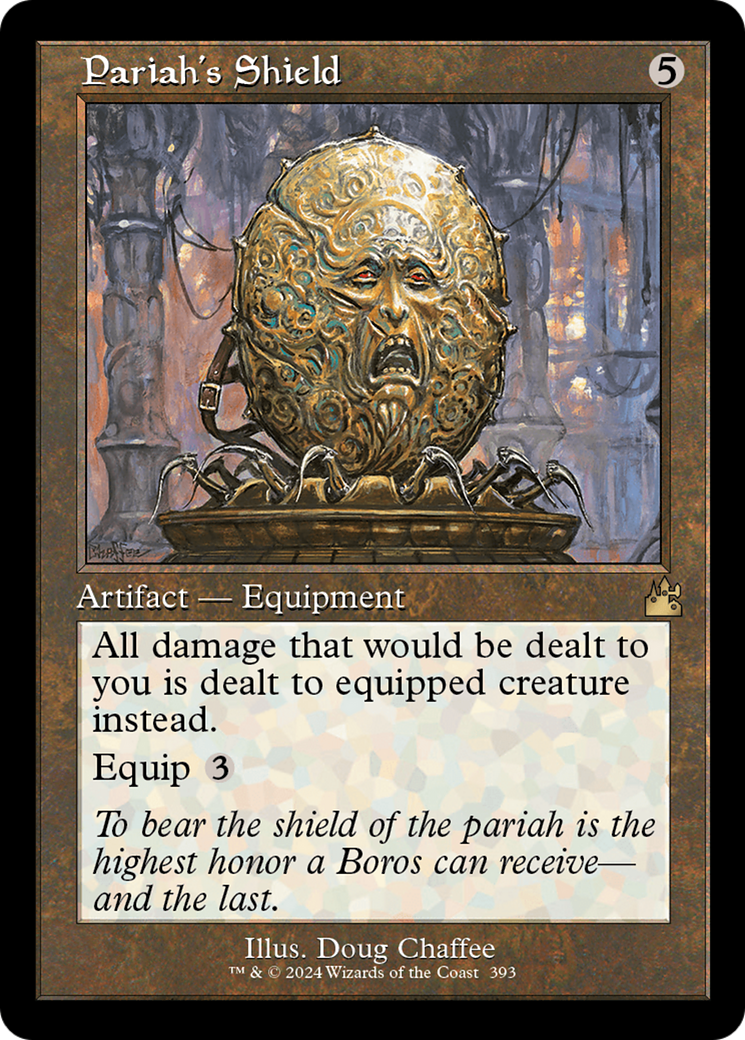 Pariah's Shield (Retro Frame) [Ravnica Remastered] | Arkham Games and Comics