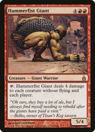 Hammerfist Giant [Ravnica: City of Guilds] | Arkham Games and Comics