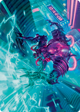 Surgehacker Mech Art Card [Kamigawa: Neon Dynasty Art Series] | Arkham Games and Comics