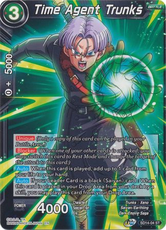 Time Agent Trunks (Starter Deck - Saiyan Wonder) [SD14-04] | Arkham Games and Comics