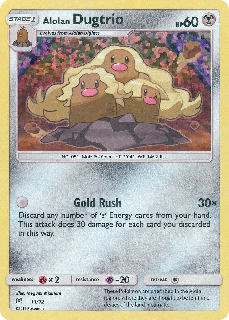 Alolan Dugtrio (11/12) [McDonald's Promos: 2019 Collection] | Arkham Games and Comics