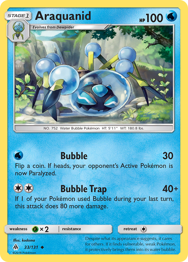 Araquanid (33/131) [Sun & Moon: Forbidden Light] | Arkham Games and Comics