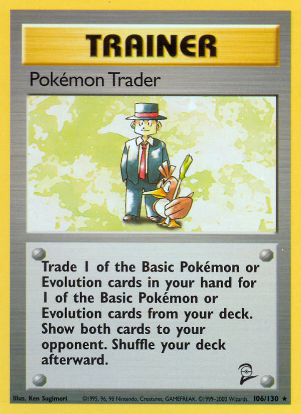 Pokemon Trader (106/130) [Base Set 2] | Arkham Games and Comics