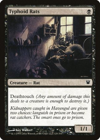 Typhoid Rats [Innistrad] | Arkham Games and Comics