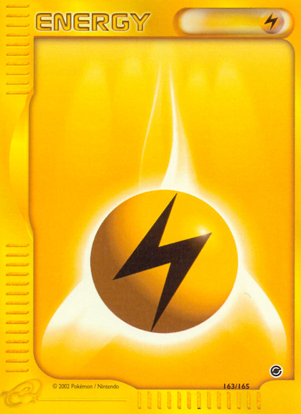 Lightning Energy (163/165) [Expedition: Base Set] | Arkham Games and Comics